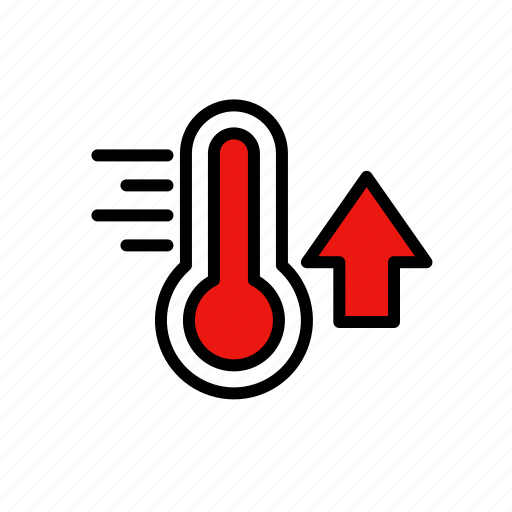 Carsigns, hot, rise, sign, temperature, thermometer, warm icon - Download on Iconfinder