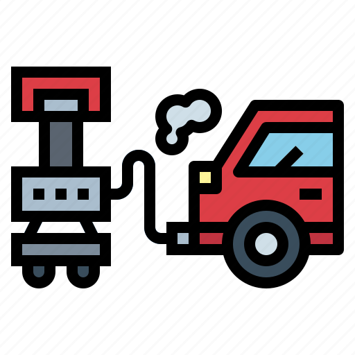 Construction, emissions, reparation, test, transportation icon - Download on Iconfinder