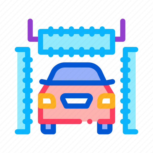 Auto, automatic, automatical, building, car, service, wash icon - Download on Iconfinder