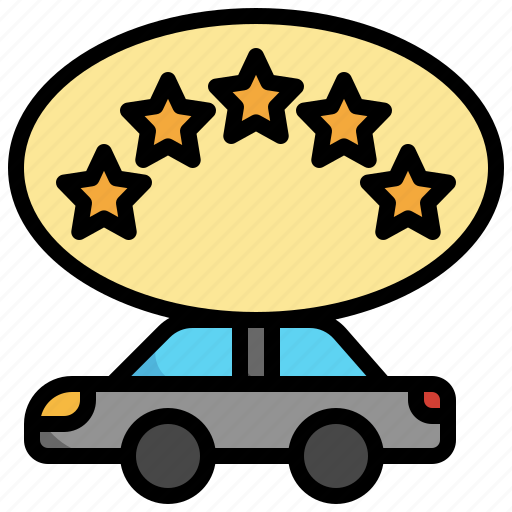 Guarantee, car, wash, customer, review, transportation, star icon - Download on Iconfinder