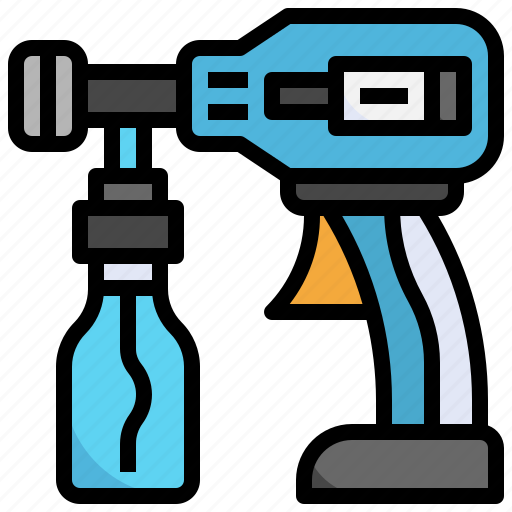 Spray, construction, tools, foam, nozzle, transportation, industry icon - Download on Iconfinder