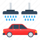 car, automobile, detailing area, service, shower, soap rain, wash portal 