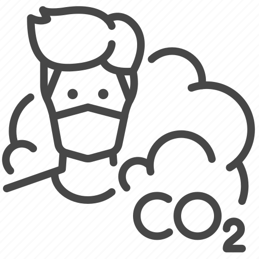 Carbon, co2, pollution, city life, unhealthy, air, quality icon - Download on Iconfinder