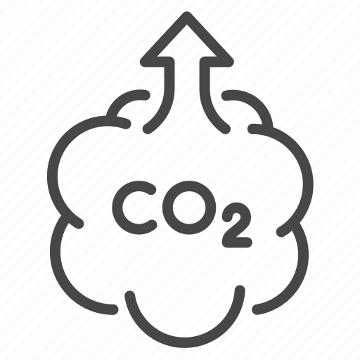 Carbon, co2, pollution, increase, up, growth, emission icon - Download on Iconfinder
