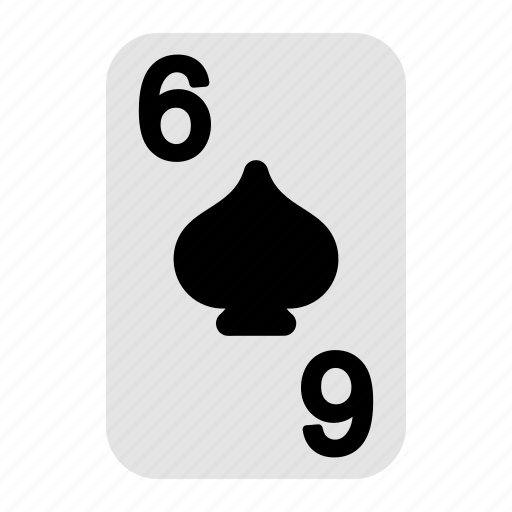 Six of spades, playing cards, card game, gambling, game, casino, poker icon - Download on Iconfinder