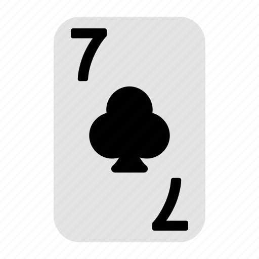 Seven of clubs, playing cards, card game, gambling, game, casino, poker icon - Download on Iconfinder