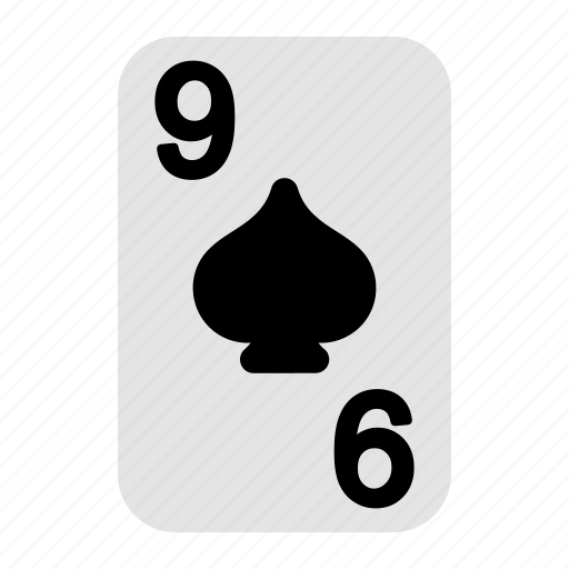 Nine of spades, playing cards, card game, gambling, game, casino, poker icon - Download on Iconfinder