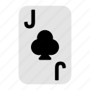 jack of clubs, playing cards, card game, gambling, game, casino, poker