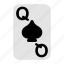 queen of spades, playing cards, card game, gambling, game, casino, poker 