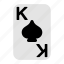 king of spades, playing cards, card game, gambling, game, casino, poker 