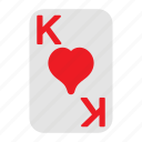 king of hearts, playing cards, card game, gambling, game, casino, poker