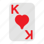 king of hearts, playing cards, card game, gambling, game, casino, poker 