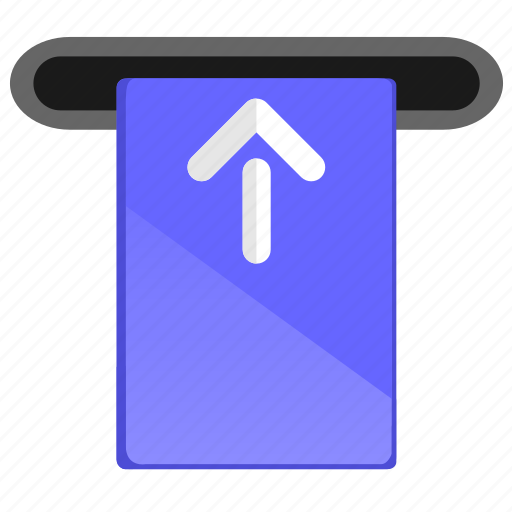 Arrow, atm, card, cashout, move icon - Download on Iconfinder