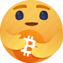 care, emoji, for, bitcoin