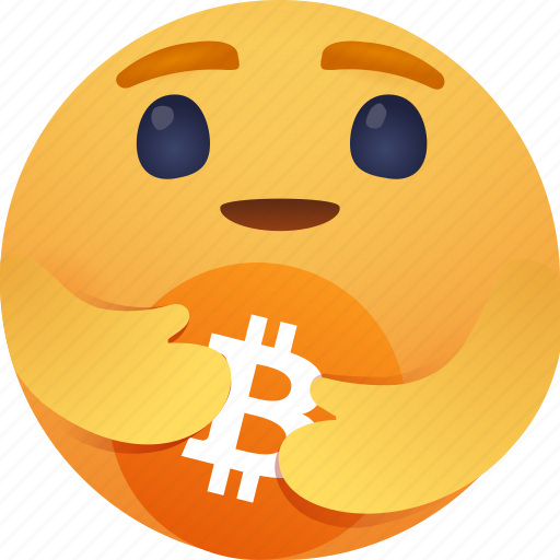 Care, emoji, for, bitcoin icon - Download on Iconfinder