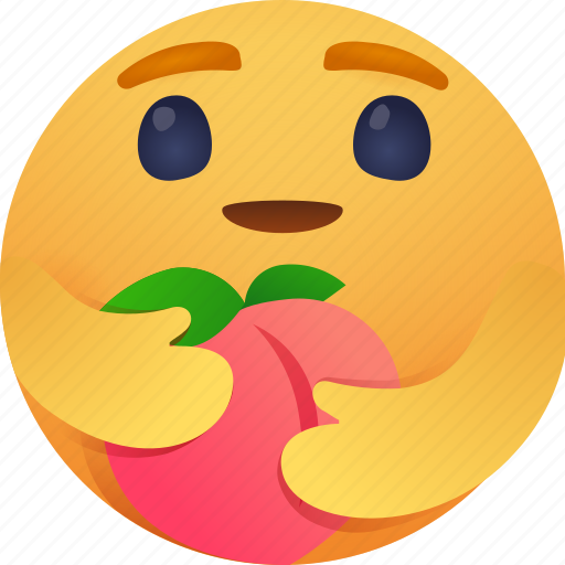Care, emoji, for, peach icon - Download on Iconfinder