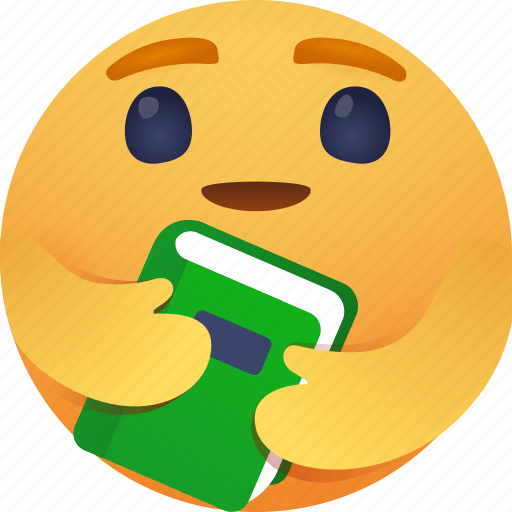 Care, emoji, with, book icon - Download on Iconfinder
