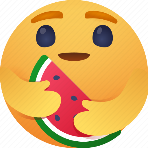 Care, emoji, with, watermelon icon - Download on Iconfinder