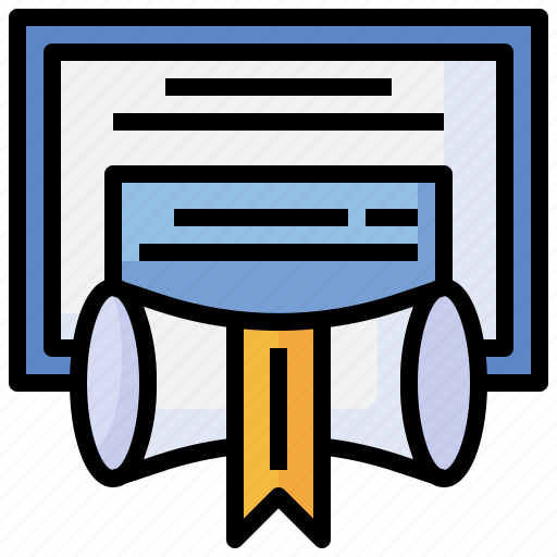 Diploma, degree, certificate, patent, contract icon - Download on Iconfinder