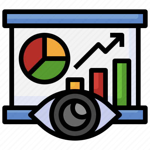 Strategic, vision, monitoring, chart, arrow, up icon - Download on Iconfinder