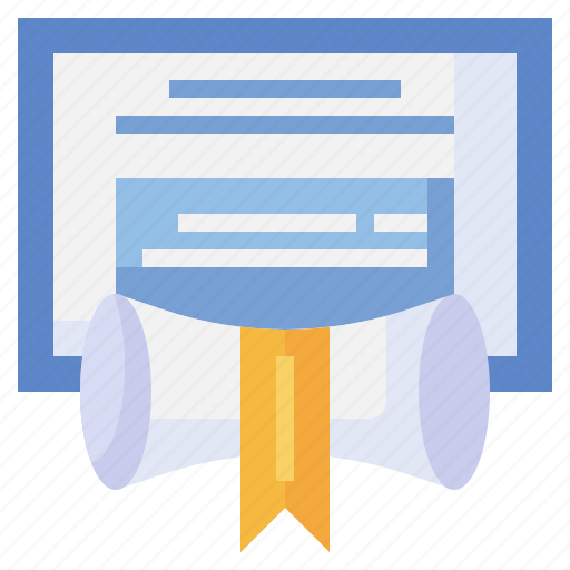 Diploma, degree, certificate, patent, contract icon - Download on Iconfinder