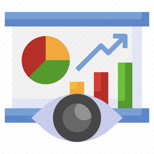Strategic, vision, monitoring, chart, arrow, up icon - Download on Iconfinder