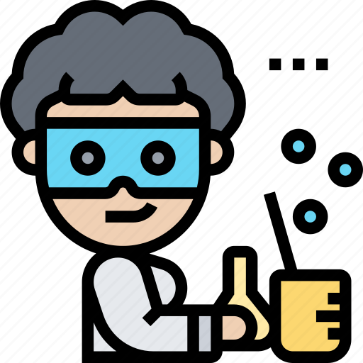 Chemist, scientist, researcher, laboratory, experiment icon - Download on Iconfinder