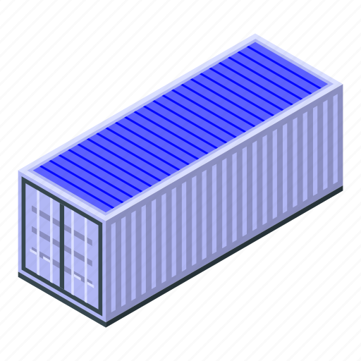 Business, car, cargo, cartoon, container, isometric, ship icon - Download on Iconfinder
