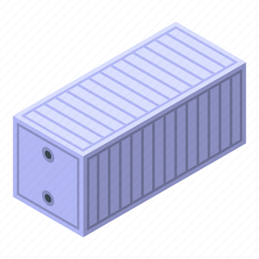Business, cargo, cartoon, container, hand, isometric, maritime icon - Download on Iconfinder