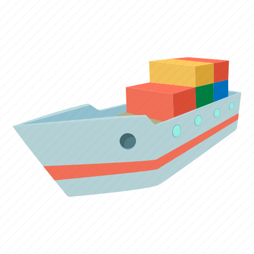 Cartoon, industry, manual, sea, ship, shipping, steamship icon - Download on Iconfinder