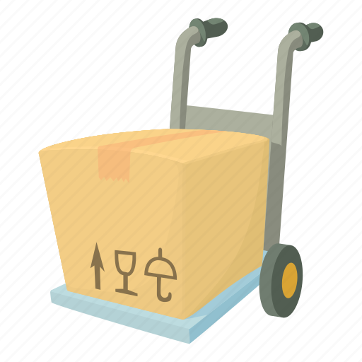 Buy, carrying box, cartoon, crate, decoration, post, present icon - Download on Iconfinder