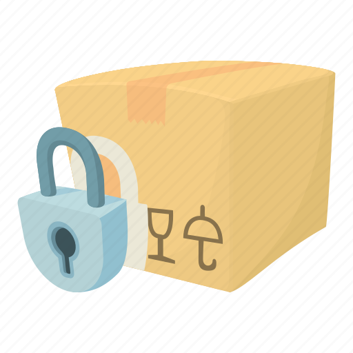 Buy, cartoon, closed box, crate, decoration, post, present icon - Download on Iconfinder
