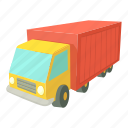 cargo, cartoon, delivery, freight, lorry, truck, van