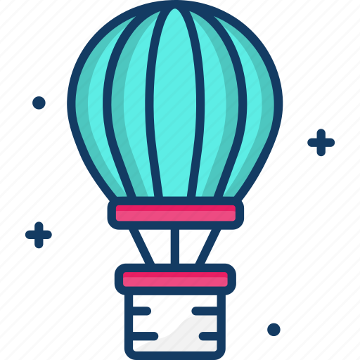 Balloon, flight, holiday, hot air balloon, travel icon - Download on Iconfinder