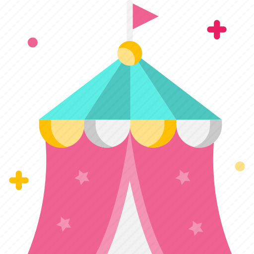 Carnival, celebration, circus tent, festive, tent icon - Download on Iconfinder