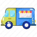 meal, food, van, street, truck