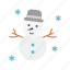snowman, winter, christmas, xmas, cold, ice, weather, holiday 