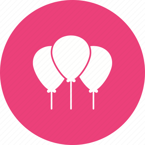 Balloons, celebrate, celebration, circus, colorful, happy, red icon - Download on Iconfinder