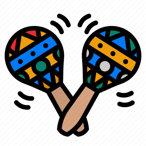 Maracas, tropical, musical, instrument, orchestra icon - Download on Iconfinder