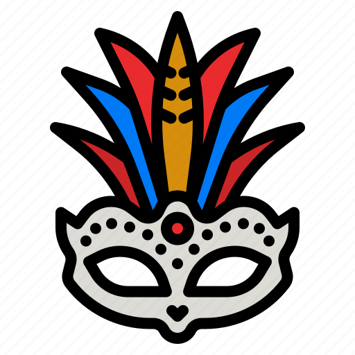 Mask, carnival, costume, party, accessory icon - Download on Iconfinder
