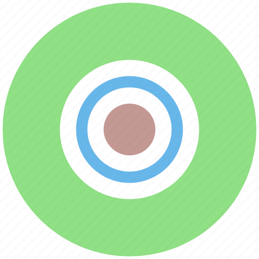 Bulls eye, dartboard, disc, goal, target icon - Download on Iconfinder