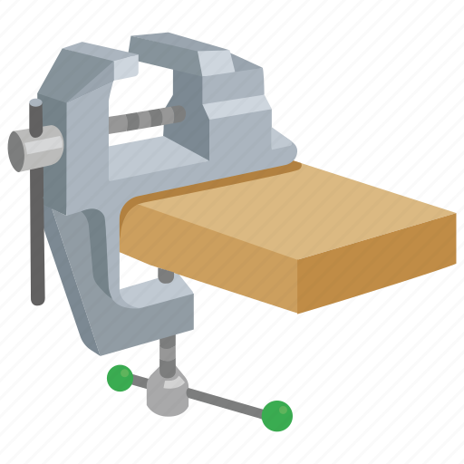 Clamp, vise, bench, tool, carpentry, woodworker icon - Download on Iconfinder