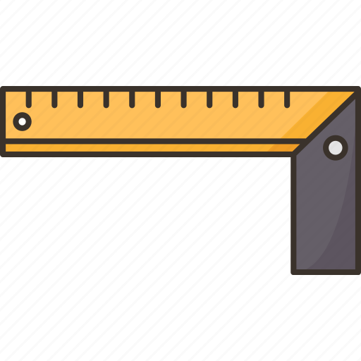 Angle, ruler, square, measure, carpenter icon - Download on Iconfinder