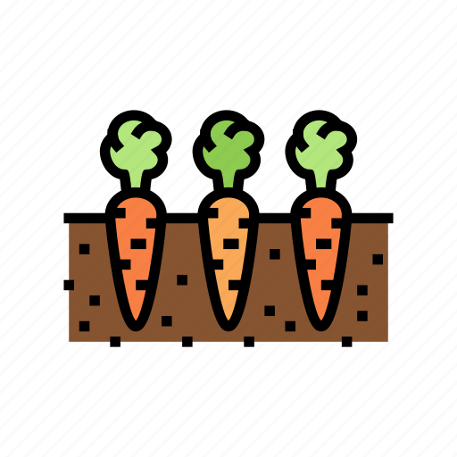 Garden, growing, carrot, vitamin, juicy, vegetable icon - Download on Iconfinder