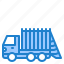 garbage, truck, car, vehicle, transportation 