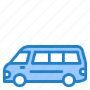 minibus, car, vehicle, transportation, automobile