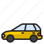 car, vehicle, transportation, automobile, hatchback 