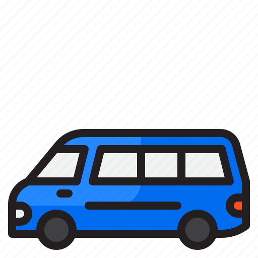 Minibus, car, vehicle, transportation, automobile icon - Download on Iconfinder