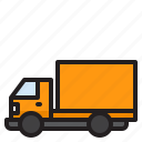 truck, car, delivery, transportation, cargo