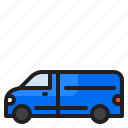 van, car, vehicle, transportation, automobile